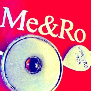WOW POSHMARK - Authentic Me & Ro Sterling Silver & Garnet Necklace